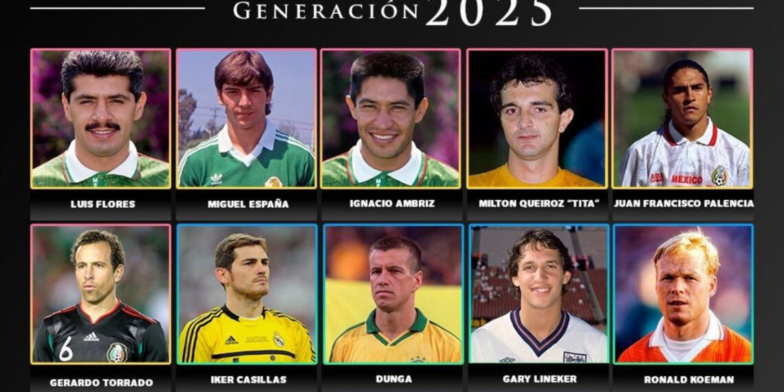 Estas son las 18 leyendas que entrarán al Salón de la Fama del Futbol Internacional