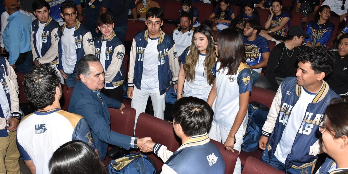 ¡Altas expectativas! Deportistas se declaran listos para representar con gran orgullo a la UAS y agradecen al Rector el apoyo y la gestión brindada