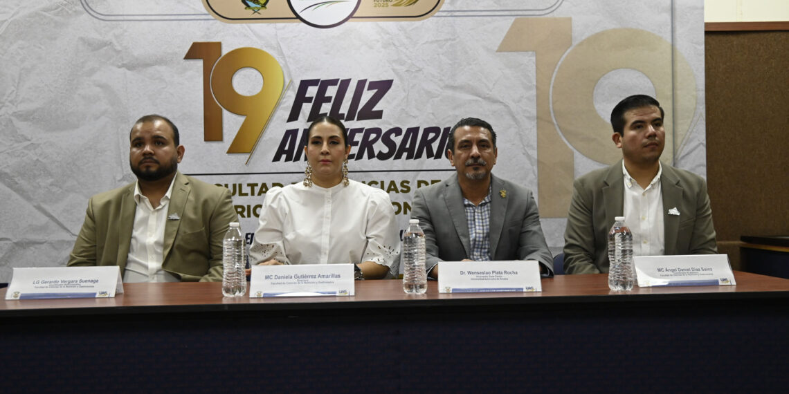 Celebra la Facultad de Ciencias de la Nutrición y Gastronomía de la UAS su 19 aniversario con un amplio programa de actividades para su comunidad