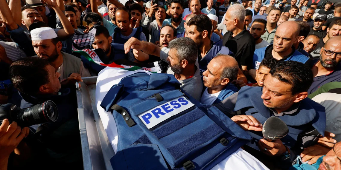 Contabilizan 209 periodistas asesinados en Gaza por ataques israelíes
