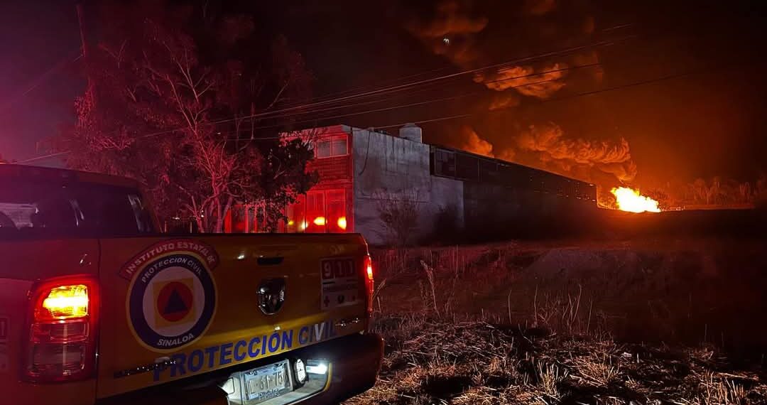 Atención a incendio en la zona sur de Culiacán – NR | NOTICIAS
