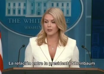 La Casa Blanca reconoce la buena relación entre la Presidenta Claudia Sheinbaum y Presidente de EUA Donald Trump
