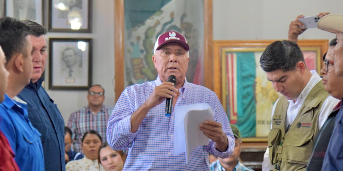 Alcalde Gildardo Leyva Ortega presenta importantes obras de infraestructura hídrica y deportiva