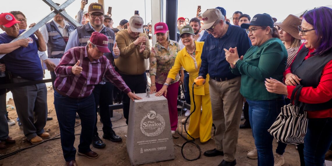 Con histórica inversión de 277 MDP, la alcaldesa y el gobernador ponen la primera piedra del puente Las Glorias-Bellavista