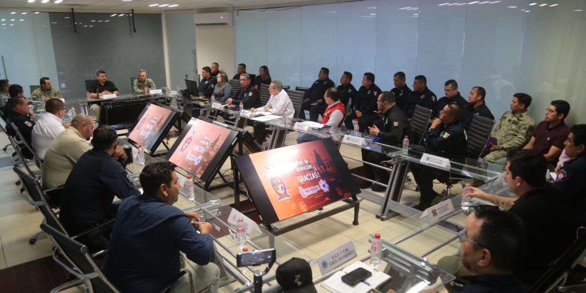 Afinan autoridades de seguridad del Plan Operativo Semana Santa 2025