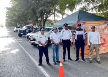 Ayuntamiento, PC Culiacán y Tránsito instalan módulos de Apoyo y Asistencia Vial a destinos turísticos