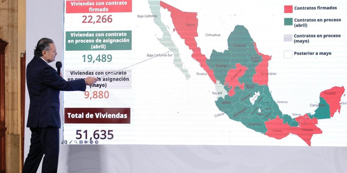 En abril inició la construcción de 22 mil 266 viviendas y para mayo se estarán edificando 51 mil 600: director general del Infonavit