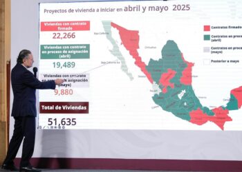 En abril inició la construcción de 22 mil 266 viviendas y para mayo se estarán edificando 51 mil 600: director general del Infonavit