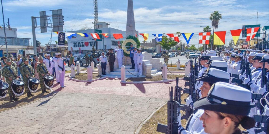 Conmemoran autoridades civiles y militares 111 Aniversario de la Defensa de Veracruz