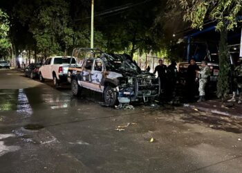 Descartan ataque a patrulla incendiada en La Campiña; fue por cortocircuito