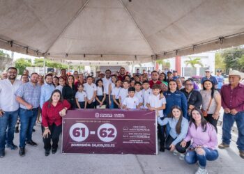 Juan de Dios Gámez entrega obras con sentido social por 12 millones de pesos en la sindicatura Emiliano Zapata