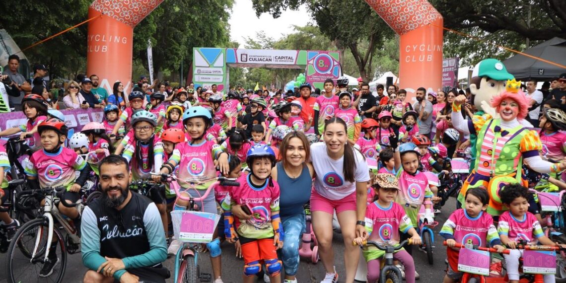 Se realiza con éxito la octava edición de la tradicional “Clásica Ciclista Infantil Luz Daniela Gaxiola”