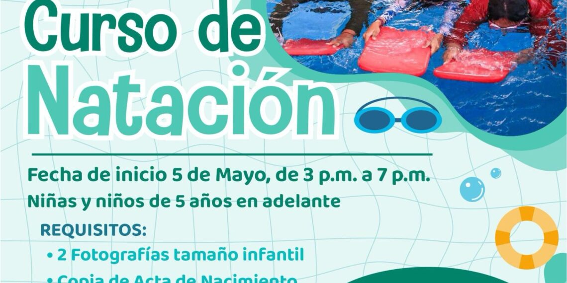 DIF Culiacán abre convocatoria para el nuevo “Cursos de Natación” en la unidad Vallado