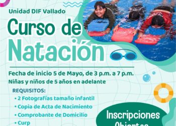 DIF Culiacán abre convocatoria para el nuevo “Cursos de Natación” en la unidad Vallado