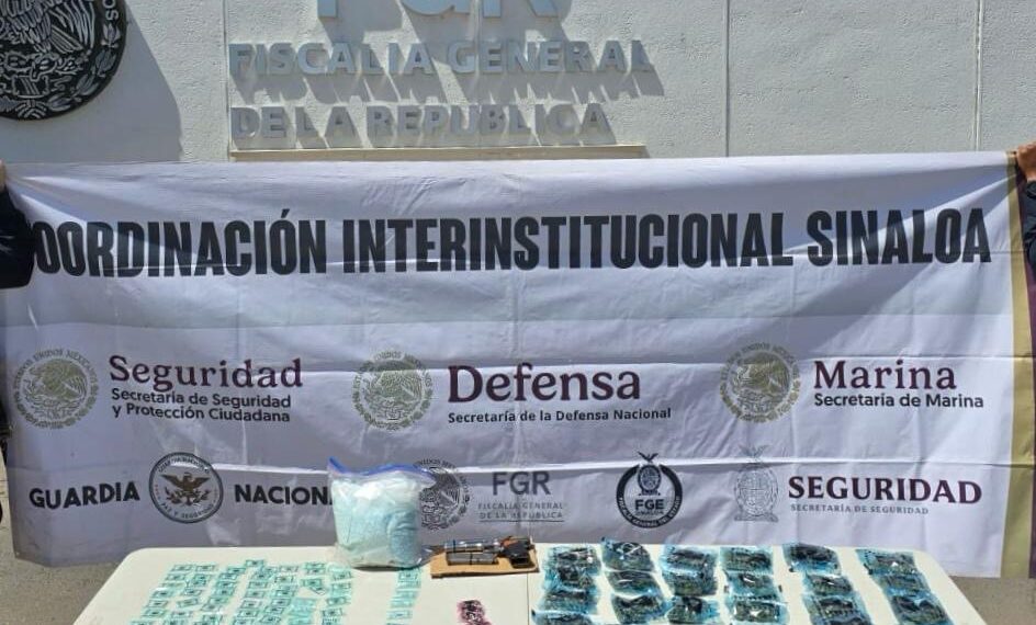 Aseguran arma de fuego y droga en el sector norte de Culiacán