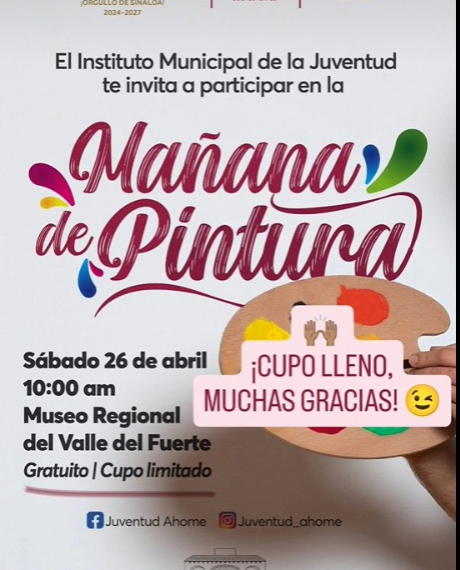 “Mañana de Pintura” llena cupo en horas; IMJU destaca interés juvenil por el arte – NR | NOTICIAS