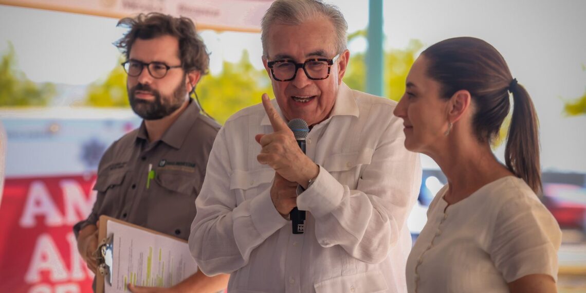 Presidenta Sheinbaum y gobernador Rocha ponen en marcha desde Sinaloa, programa “Salud Casa por Casa”, para atención de 13 millones de personas en el país