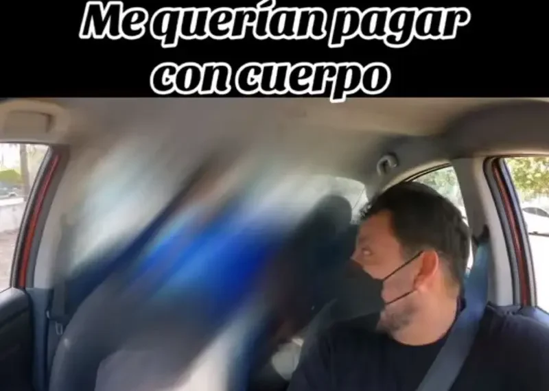 Pasajero intenta pagar viaje con “cuerpomatic”; conductor lo rechaza