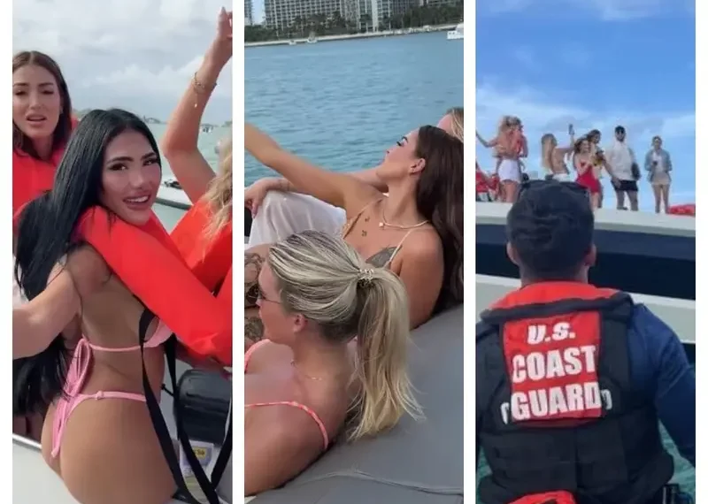 32 chicas andaban de fiesta y terminan hundiendo un yate Lamborghini de 5 mdd
