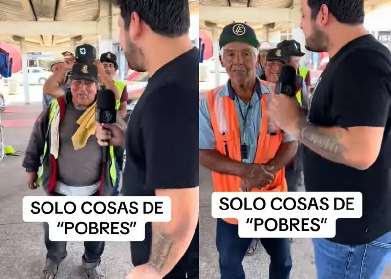 Obreros revelan hábitos populares en TikTok viral de “cosas de pobres”