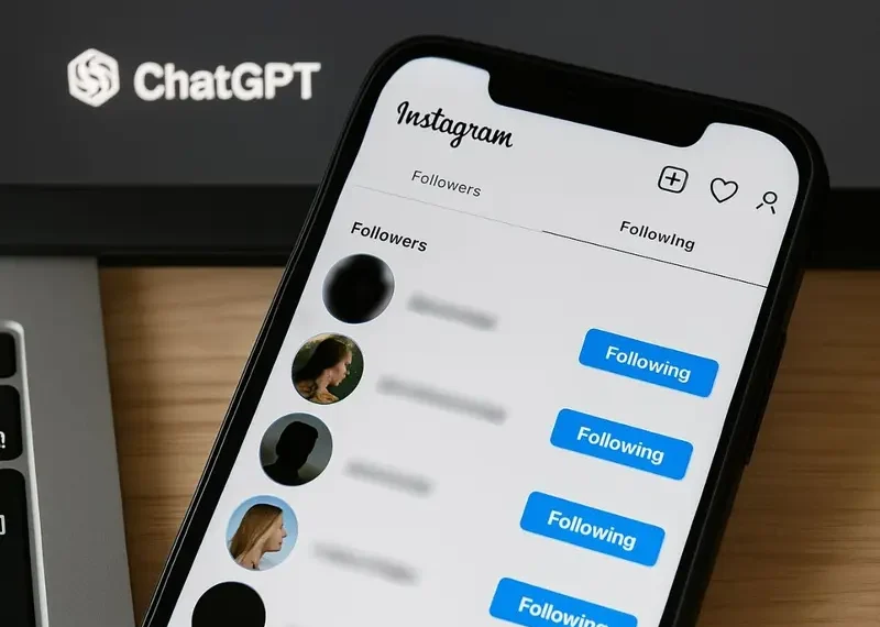 Truco con ChatGPT para saber quién te dejó de seguir en Instagram