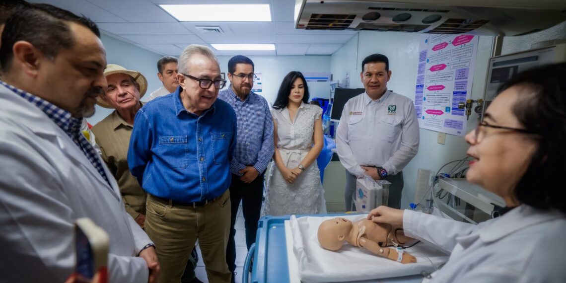 Rocha Moya reafirma su compromiso con una salud digna en Sinaloa