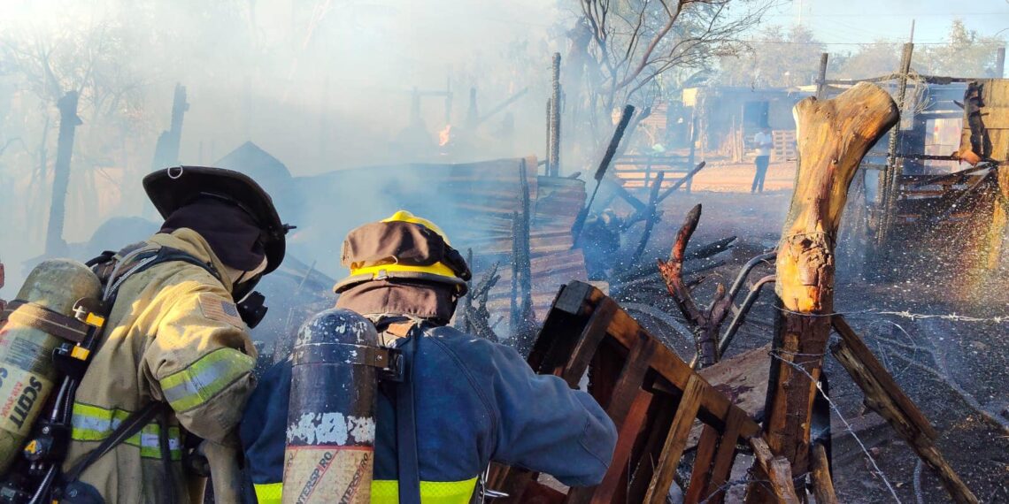 Bomberos de Los Mochis reportan incremento en incendios en Ahome