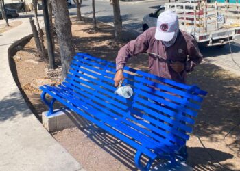 Rehabilitan y limpian parques públicos en Ahome