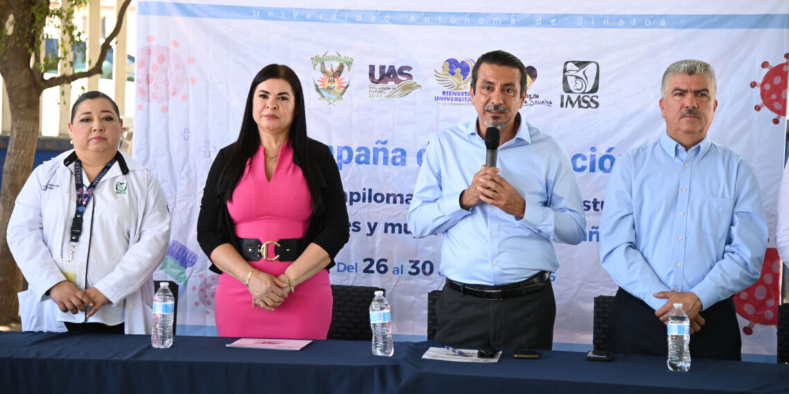 De manera simultánea en las cuatro unidades regionales, la UAS inicia la jornada de vacunación a estudiantes de 13 a 16 años.