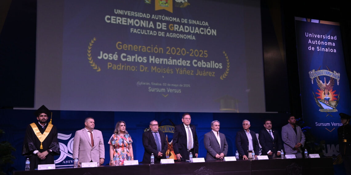 Con una gran formación y proyección profesional, se gradúa la Generación 2020-2025 de la Licenciatura en Ingeniería Agronómica de la UAS