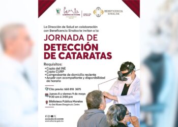 Anuncian jornada gratuita de detección de cataratas en Los Mochis: Salud Ahome – NR | NOTICIAS