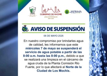 ¡Atención! Suspenderán servicio de agua por 12 horas en zona norte de Los Mochis – NR | NOTICIAS