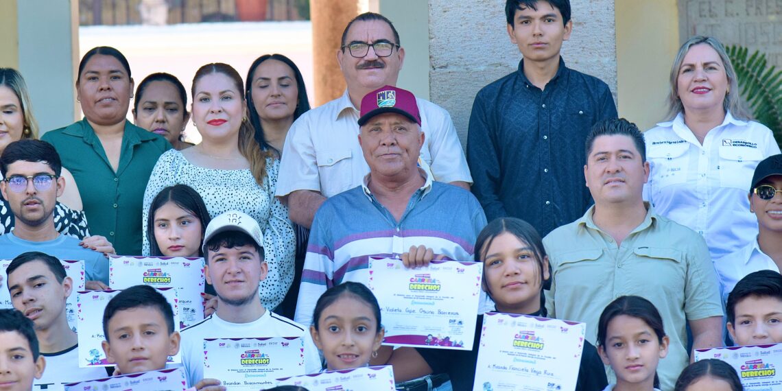 Gobierno de El Fuerte celebra carrera por los derechos de niñas y niños