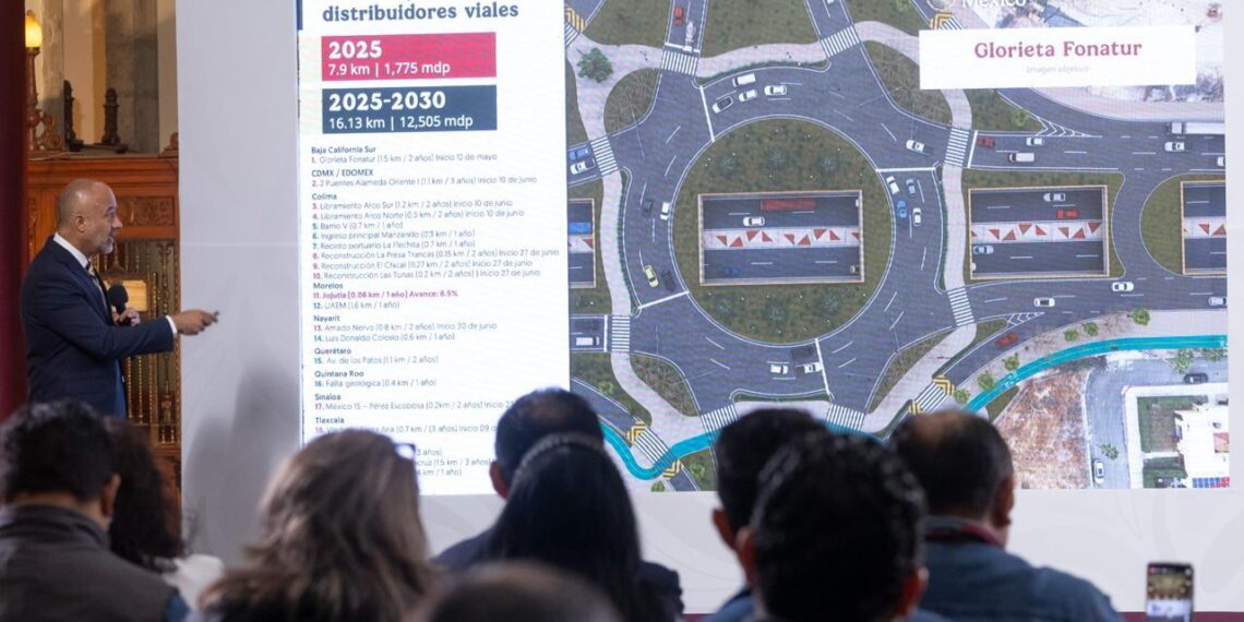 Arrancan obras de infraestructura carretera en todo el País; en 2025 será una inversión de 56 mil 549 mdp y se generarán 162 mil empleos