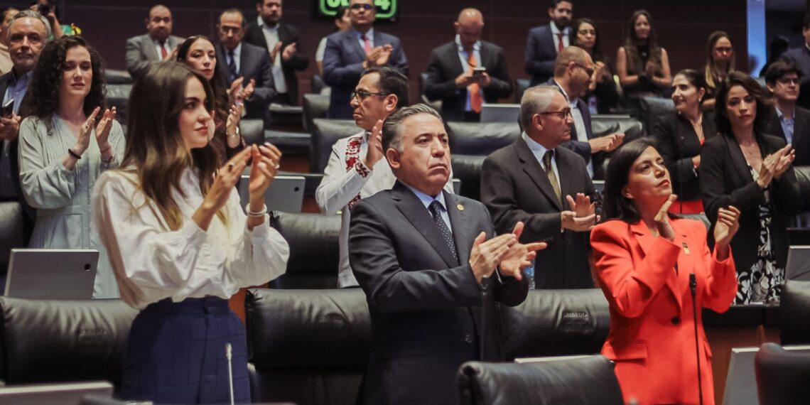 Senador Enrique Inzunza participa en sesión de la Comisión Permanente
