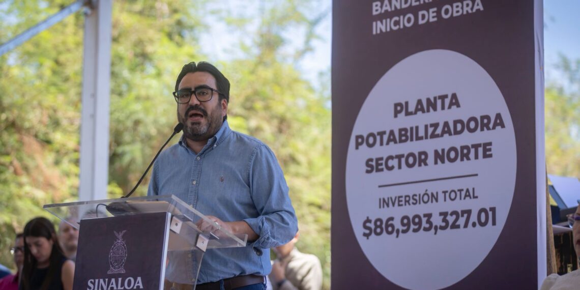 “Vamos a generar bienestar y desarrollo económico”: Juan de Dios Gámez al iniciar la construcción de la nueva Planta Potabilizadora Norte