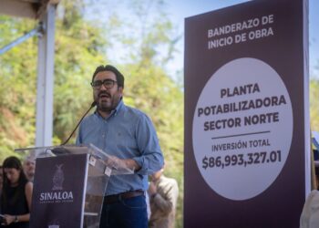 “Vamos a generar bienestar y desarrollo económico”: Juan de Dios Gámez al iniciar la construcción de la nueva Planta Potabilizadora Norte