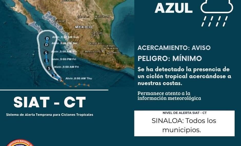 Pronostican lluvias en Sinaloa este fin de semana por efectos del huracán Alvin – NR | NOTICIAS