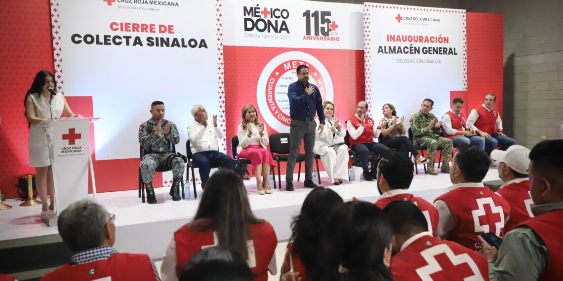 Superando una vez más la meta culmina la Colecta Anual de Cruz Roja Mexicana Delegación Sinaloa con un total alcanzado de $48,709,791