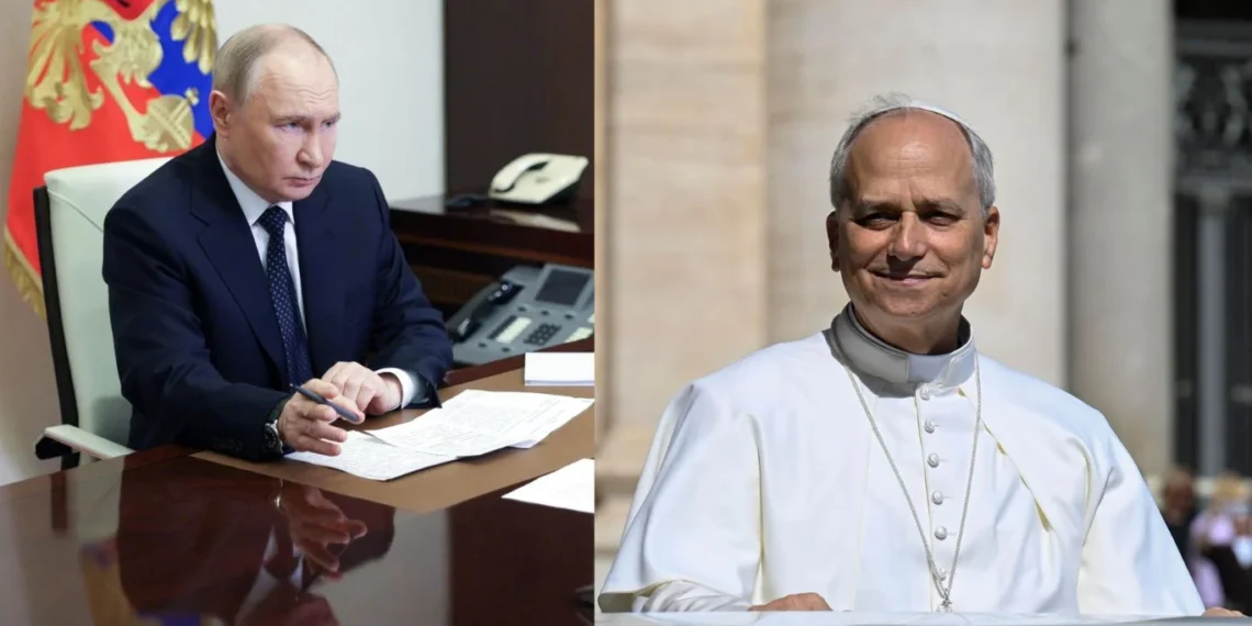 Putin conversa por teléfono con papa León XIV y acusa a Ucrania de provocar una escalada