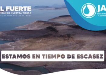 Ayuntamiento llama a evitar el desperdicio de agua ante crisis de escasez en El Fuerte