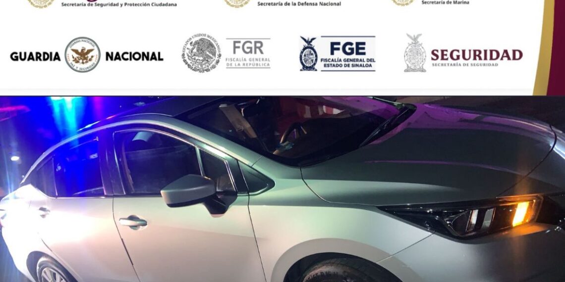 En Culiacán, elementos de seguridad recuperan vehículo robado