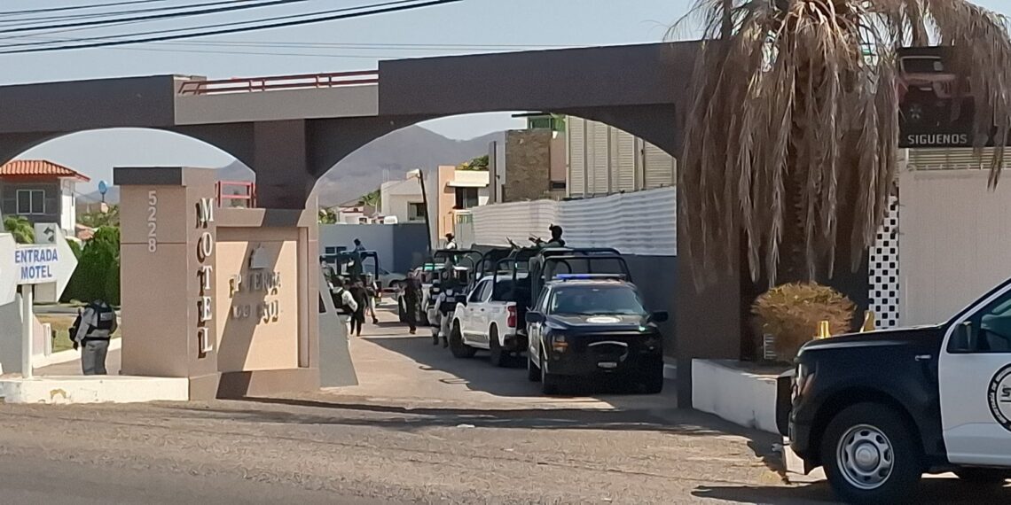 Operativo de seguridad en hotel al norte de Culiacán tras reporte de persona armada