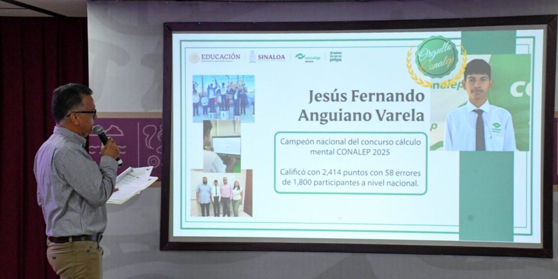 Destaca Wil Véliz éxito total en los alumnos Conalep Sinaloa