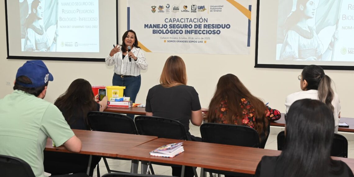 La UAS inicia capacitación “Manejo Seguro de Residuo Biológicos Infecciosos” en coordinación con Instituto Mexicano del Seguro Social.