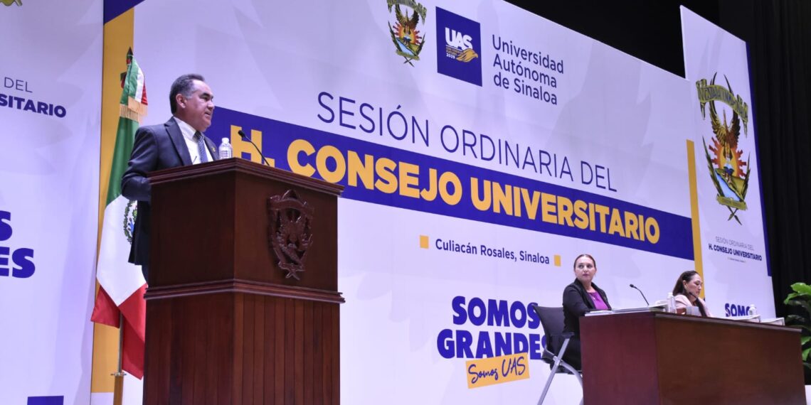 El Rector Jesús Madueña Molina exhorta a ponderar las actividades sustantivas y la estabilidad del personal docente y administrativo.