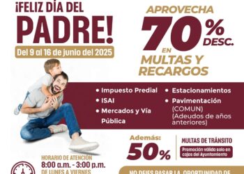 Ayuntamiento de Culiacán invita a aprovechar descuentos por el Día del Padre
