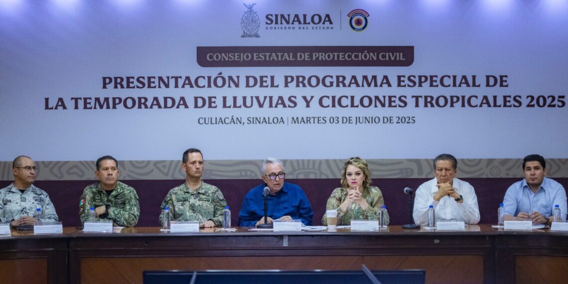 Instala gobernador Rocha Consejo Estatal de Protección Civil y se declara, a partir de hoy, en sesión permanente