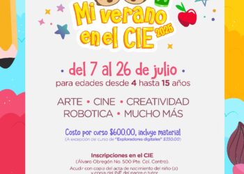 CIE Los Mochis lanza su curso de verano 2025 con actividades para niñas y niños de 4 a 15 años