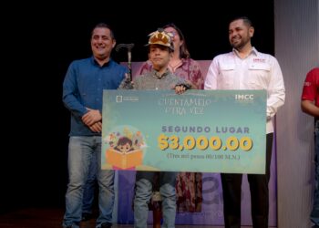 Andrea Guadalupe Portillo Meza, obtuvo el primer lugar del 2º Concurso de Cuentacuentos “Cuéntamelo otra vez” 2025